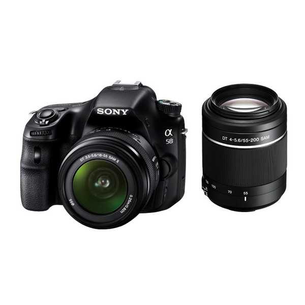 ショット数僅か◆SONY α58◆一眼レフカメラ◆標準＆超望遠レンズ◆すぐ使える ショット数少なめ SONY α58 すぐ使える 一眼レフカメラ 標準＆超望遠