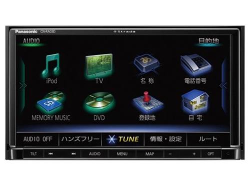 Panasonic Strada CN-RA03D メモリーナビ カーナビ フルセグ Bluetooth