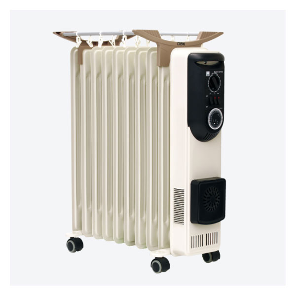 美品 DBK ドイツ 10枚フィン オイルヒーター 温風 HEZC13/10JCH