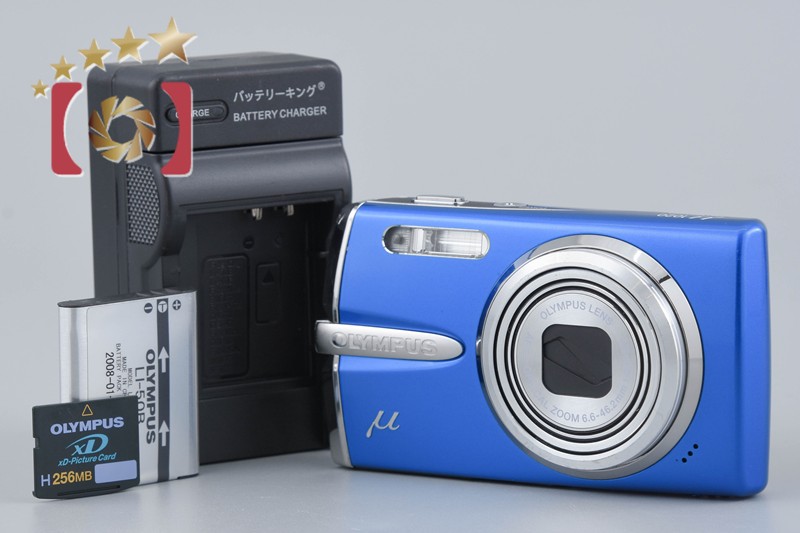 OLYMPUS オリンパス μ1020 ロイヤルブルー　コンデジ オリンパス OLYMPUS μ1020 ロイヤルブルー コンデジ カメラ 中古