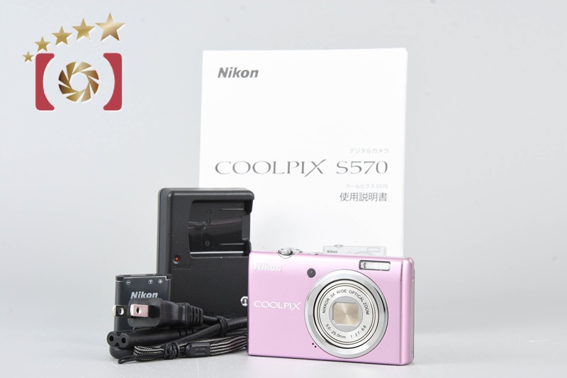 Yahoo!オークション - 【ま651】 動作確認済 Nicon COOLPIX S570 ニコ