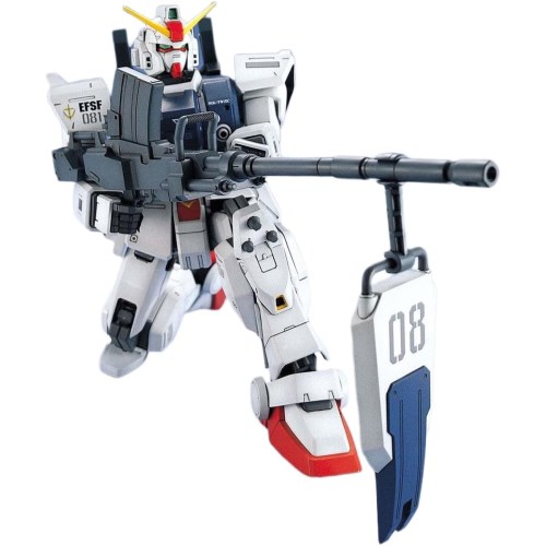 ジャンク】限定品MG 陸戦型ガンダム 迷彩コーティング(寒冷地)素組完成