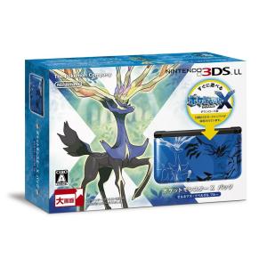 ニンテンドー3DS LL ゼルネアス・イベルタル ブルー 本体 ポケモンXY