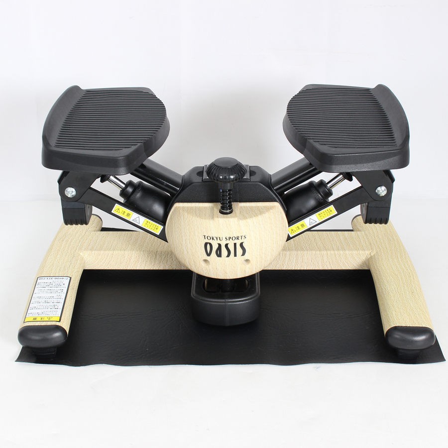 美品 東急スポーツオアシス ツイストエアロステッパー プレミアム 木目