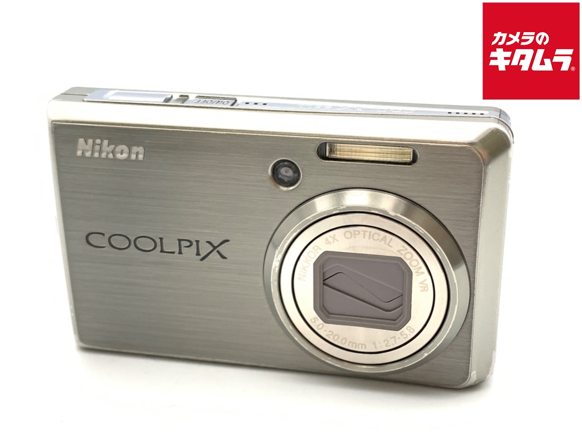 美品 Nikon ニコン COOLPIX S600 カメラ シルバー　レトロ Yahoo!オークション - Nikon COOLPIX S600 チタンシルバー エモい写真