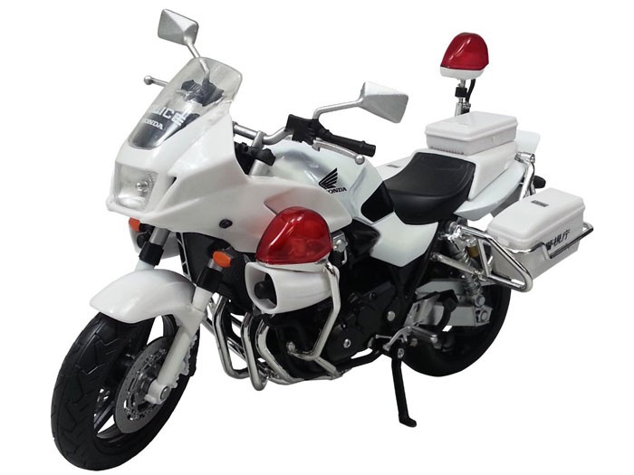 アオシマ 1/12スケール HONDA CB1300P 白バイ・警視庁 ダイキャスト