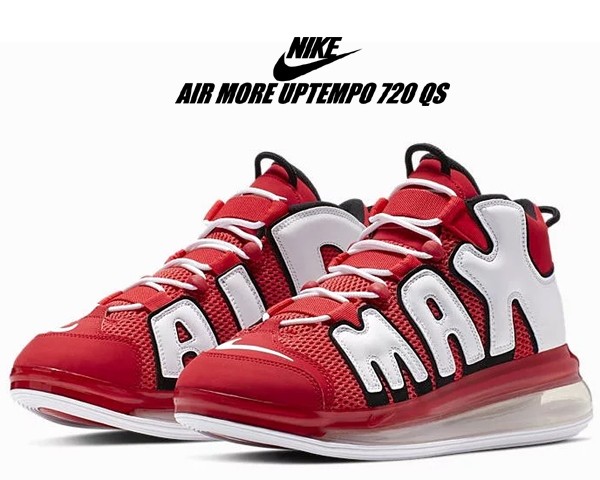 AIR MORE UPTEMPO 720 "UNIVERSITY RED" CJ3662-600 （レッド/ホワイト）