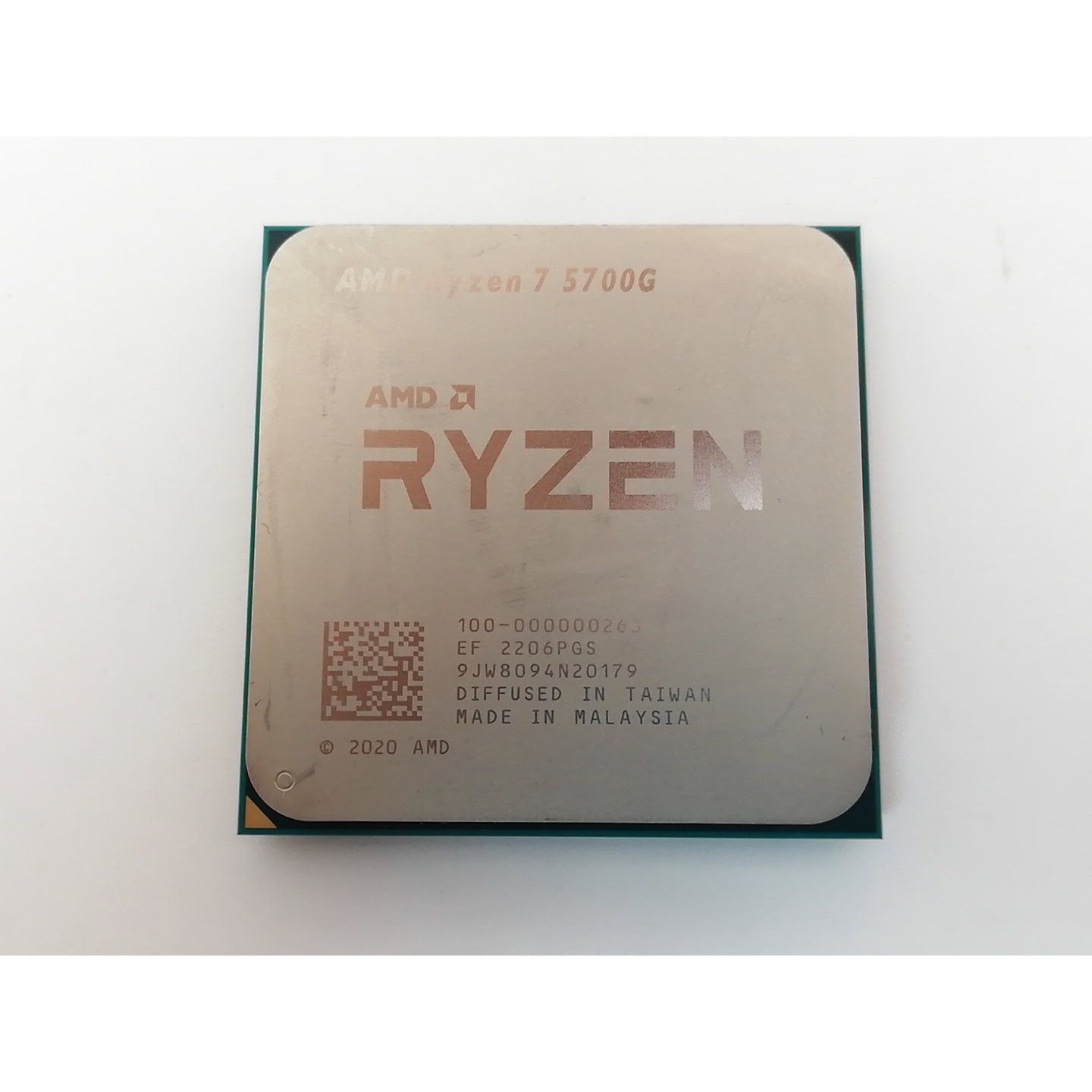 AMD Ryzen7 5700G Socket AM4 CPU本体のみ 動作確認済み画像有り