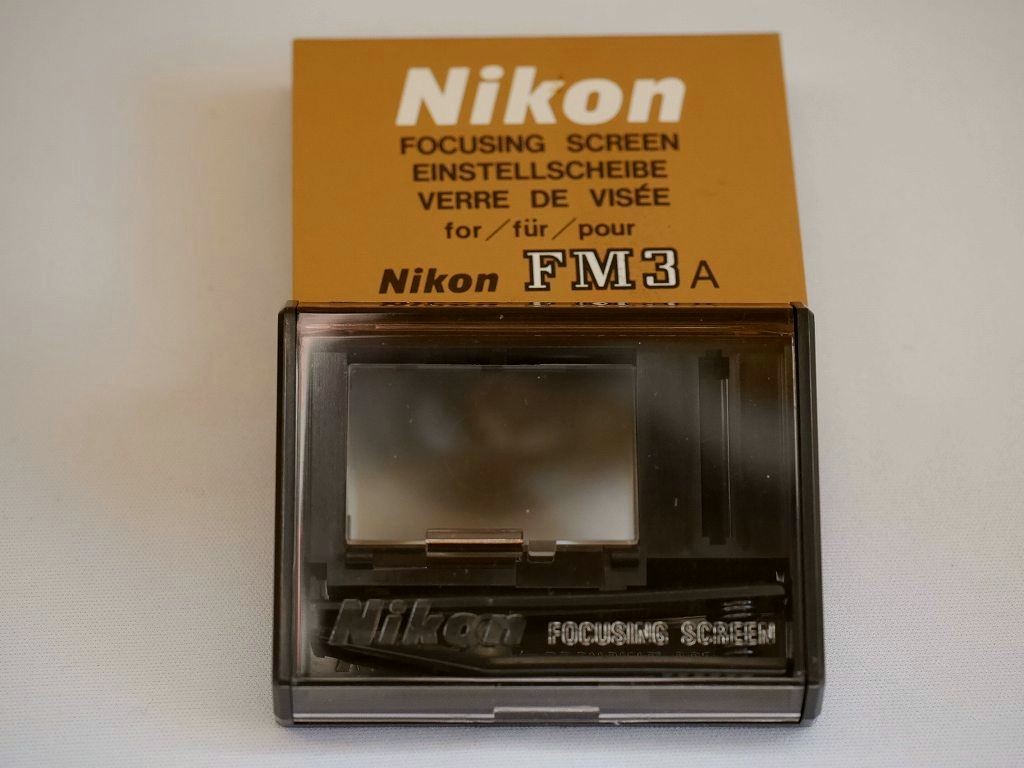 Nikon FM3A フォーカシングスクリーン Type B3 箱はE3｜Yahoo!フリマ
