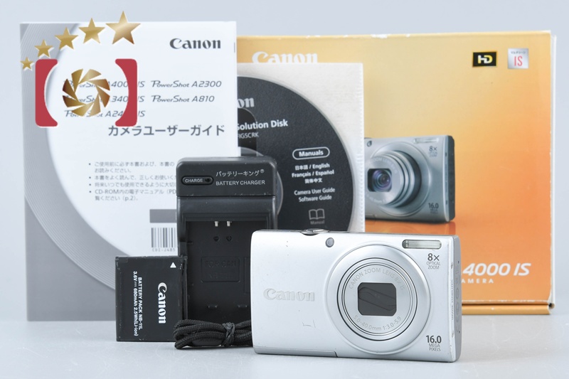 ジャンク品】Canon PowerShot A4000IS シルバー｜Yahoo!フリマ（旧