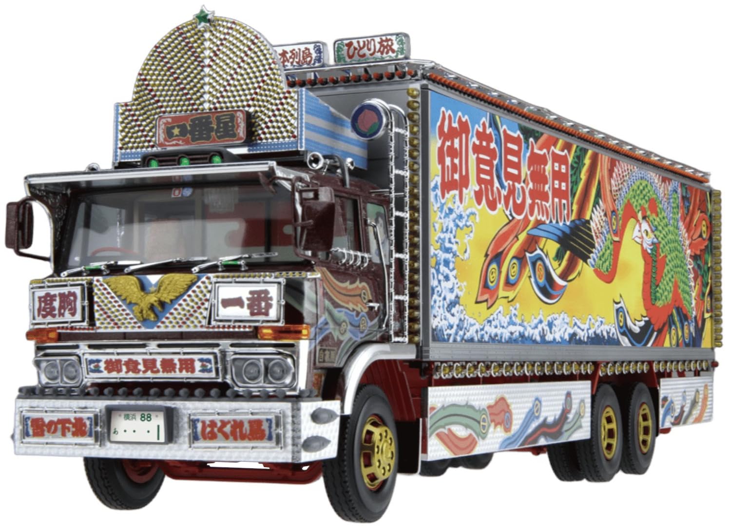 当時物 バンダイ ビッグトラック 1/20 ディスプレイモデル トラック野郎 シリーズ No.15 突撃一番星 プラモデル 日本製 未使用未組立 一番星 突撃一番星｜株式会社 青島文化教材社
