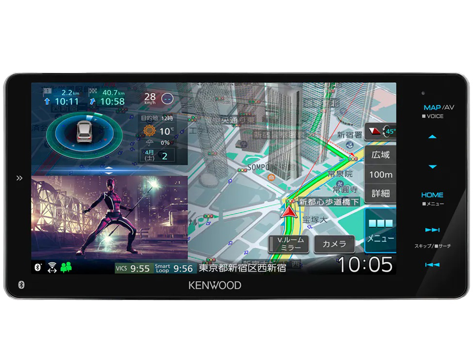 Yahoo!オークション- KENWOOD ケンウッド 彩速ナビ MDV-S706Wの製品情報