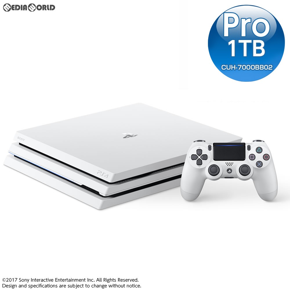 SONY「PS4pro」CUH-7000B グレイシャーホワイト(ジャンク品) ジャンク