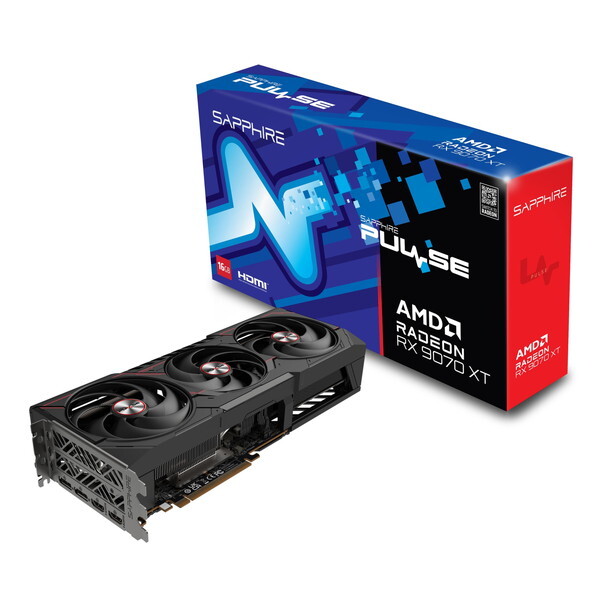 開封未使用】 SAPPHIRE PULSE AMD Radeon RX9070 XT 16GB グラフィック