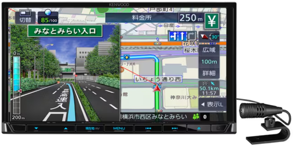 Yahoo!オークション- KENWOOD ケンウッド 彩速ナビ 7V型 MDV-D311の