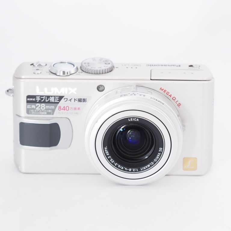 美品 Panasonic LUMIX DMC-LX1 コンデジ CCD 動作品 シルバー