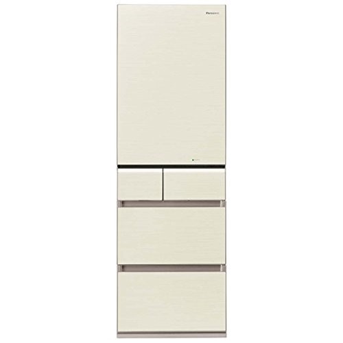 Panasonic 5ドア冷蔵庫 426L NR-E431GV ガラスドア シャキシャキ野菜室