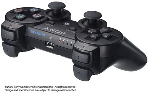 PS3】 ワイヤレスコントローラー SIXAXIS ブラック CECH-ZC1J シックス
