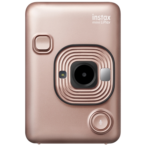 ハイブリッドインスタントカメラ instax mini LiPlay (ブラッシュゴールド)