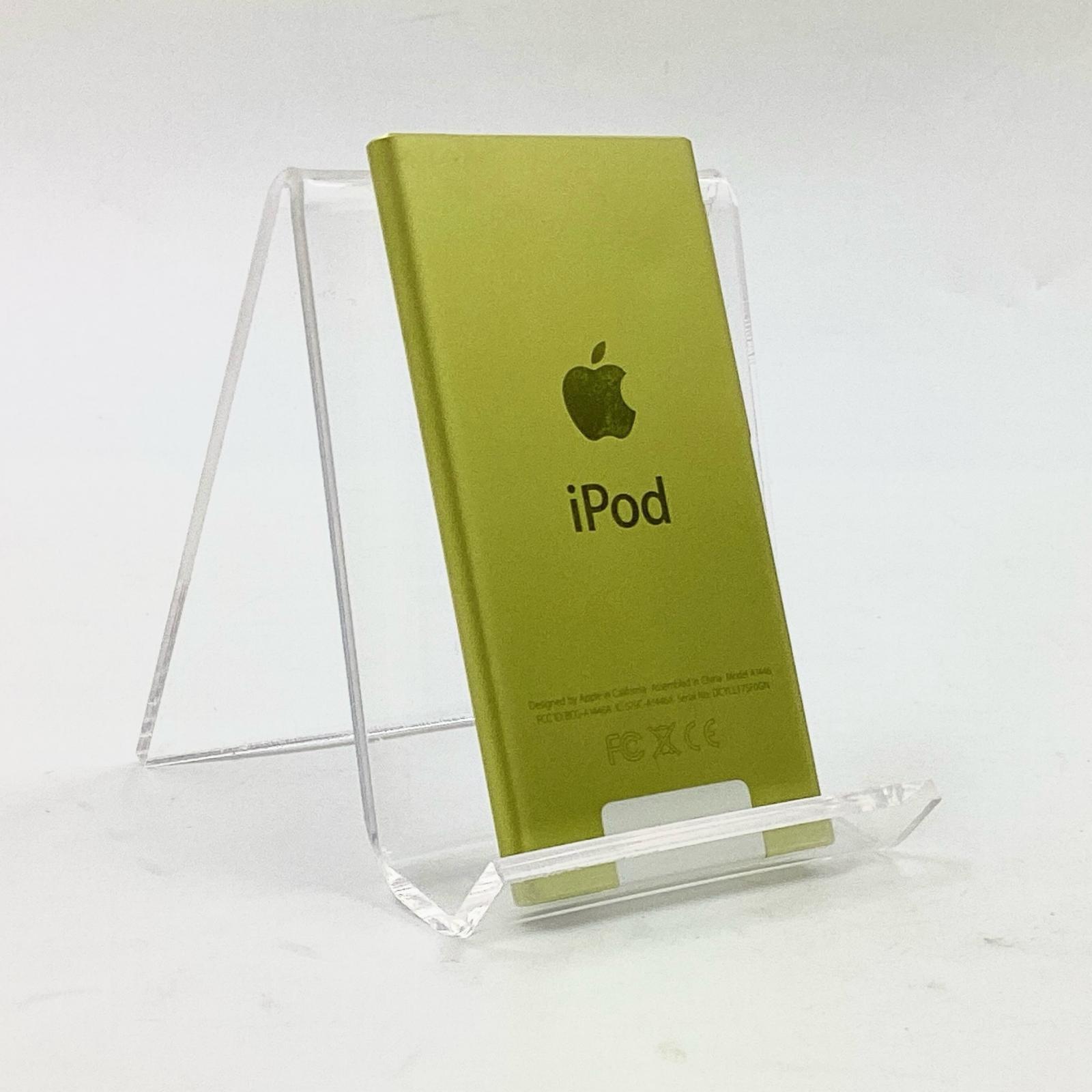 【新品同様品】Apple iPod nano 第7世代 イエロー A1446 未使用品 iPod nano 第7世代 A1446 おまけでシリコンケース付 Apple