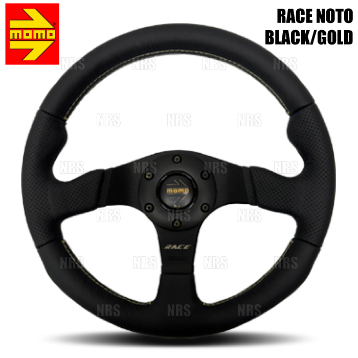 Yahoo!オークション - MOMO モモ RACE NOTO BLACK/GOLD レース ノト ブ