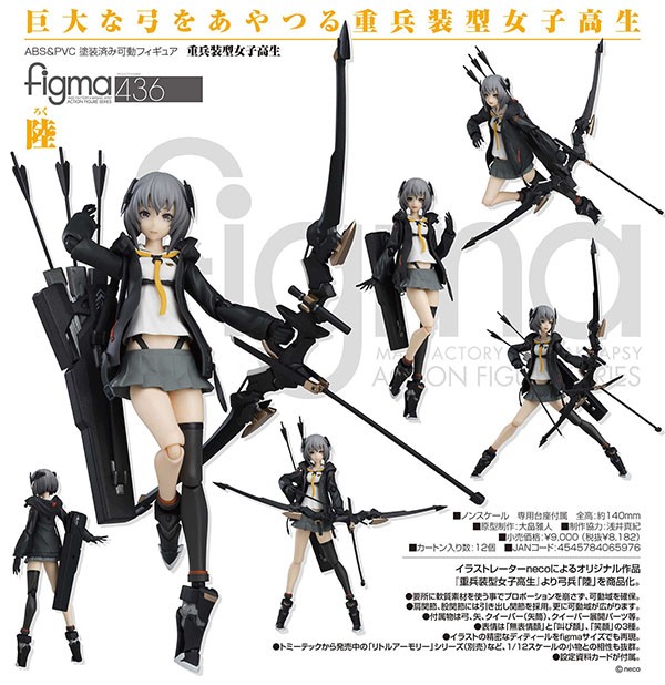 新品 未開封 figma 1/12 重兵装型女子高生 マックスファクトリー