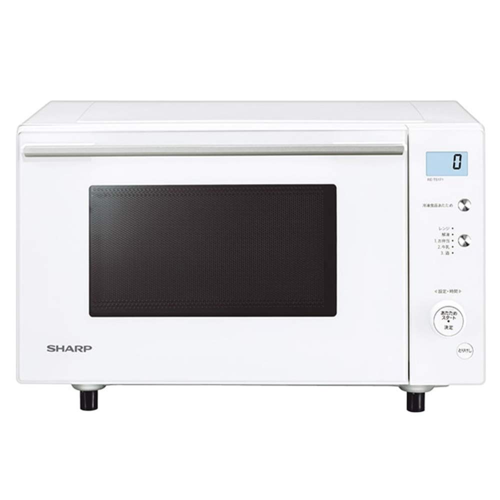 新品未使用箱不良 シャープ 電子レンジ 17L ホワイト系SHARP PLAINLY 