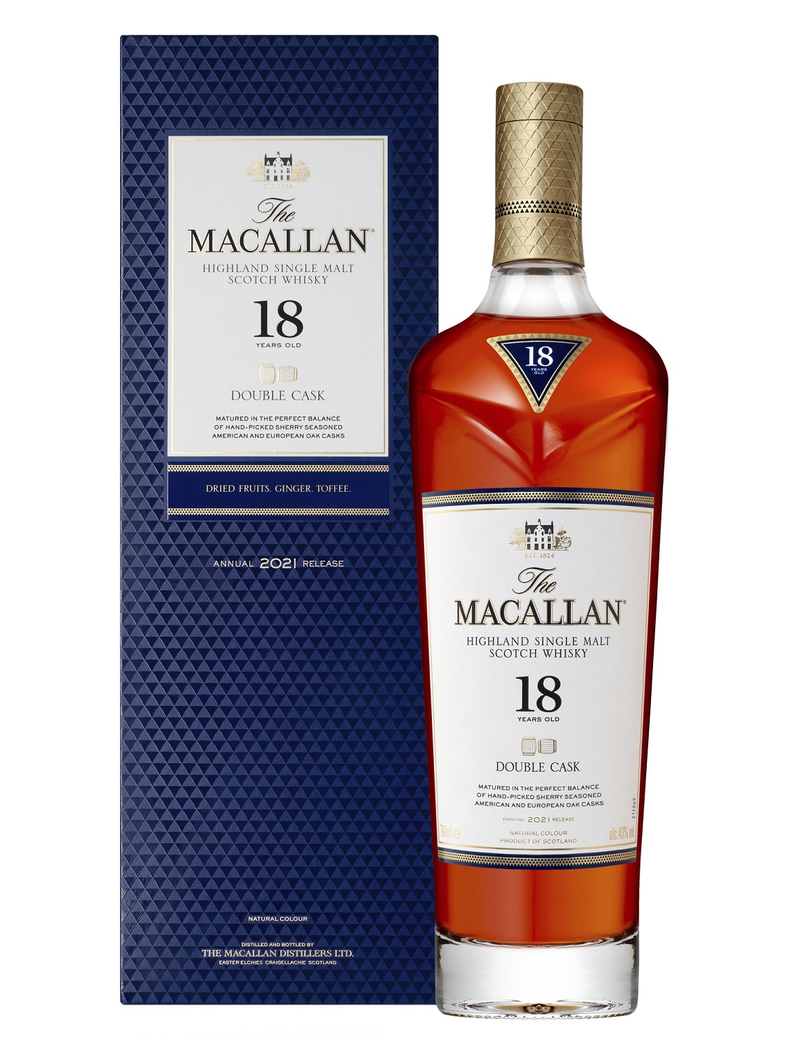 ザ・マッカラン 18年 ダブルカスク 2022リリース 700ml 箱付き｜Yahoo