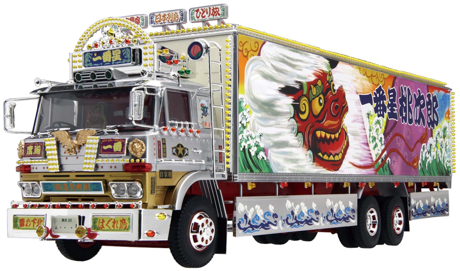 トラック野郎 天下御免 1/32プラモデル電飾完全オリジナル 美品