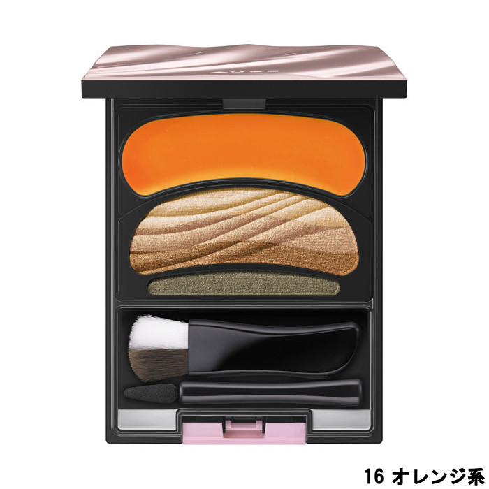 【廃盤品】AUBE アイシャドウパレット 16 オレンジ系 廃盤品 オーブ ブラシひと塗りシャドウN 16 オレンジ系 アイシャドウ
