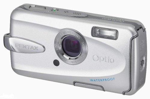 PENTAX Optio W30 防水コンパクトデジタルカメラ シルバー 箱・付属品