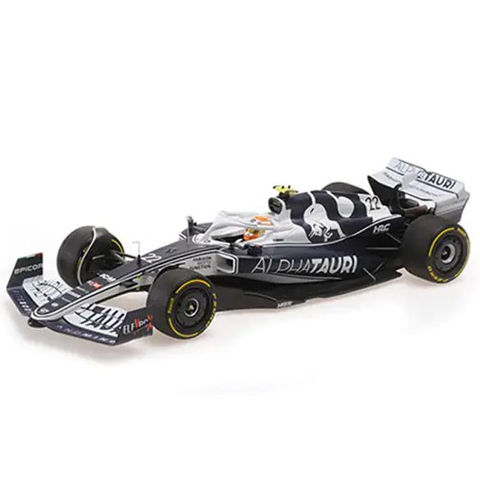 新品 Minichamps ミニチャンプス 1/18 Sアルファタウリ AT03 角田裕毅