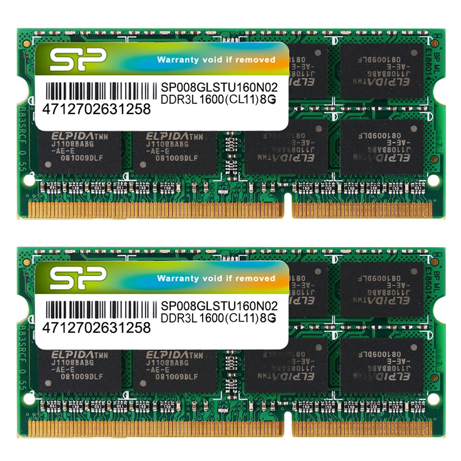 Silicon Power DDR3L-1600 8GB×2枚 ノートPC用 メモリ