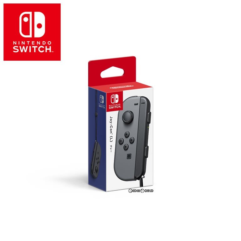 美品】ジョイコン Joy-Con 純正 グレー 左 (L) ニンテンドー スイッチ