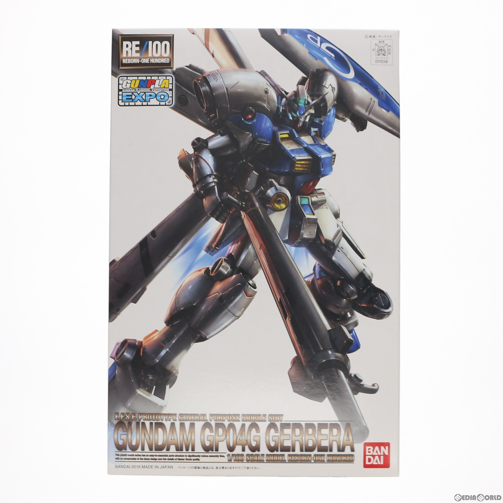 し*ぃ様 RE/100 ガンダムGP04G ガーベラ 1/100 プラモデル ガンプラEXPO限定 RE/100 1/100 ガンダム試作4号機 ガーベラ クリア