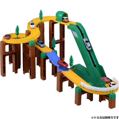 トミカシステム 大量セット（3WAYオートやまみちどうろセット 3WAY