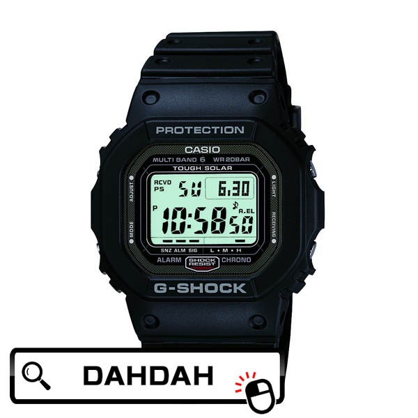 CASIO G-SHOCK GW-5000-1JF 純正コンポジットバンド Genuine Casio Black Rubber Watch Band Strap - G-Shock GW-5000-1JF