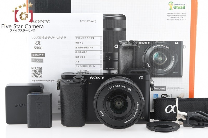 SONY α6000 パワーズームレンズキット ブラック 付属品あり｜Yahoo