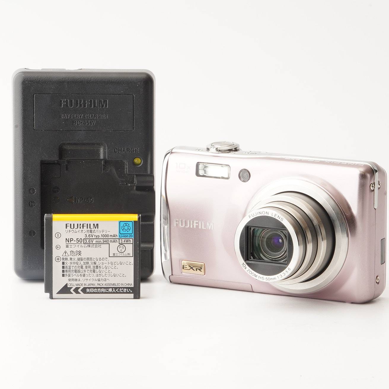 美品】富士フイルム FUJIFILM FinePix F80 EXR ピンク コンパクト