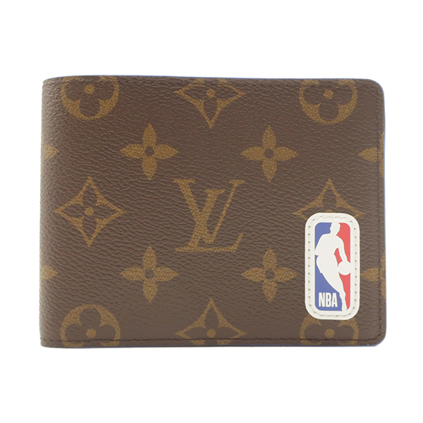 NBA × モノグラム ポルトフォイユ ミュルティプル M80105 （マロン）