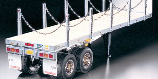 タミヤ1/14 電動RCビッグトラックシリーズNo 06フラットベッド セミ