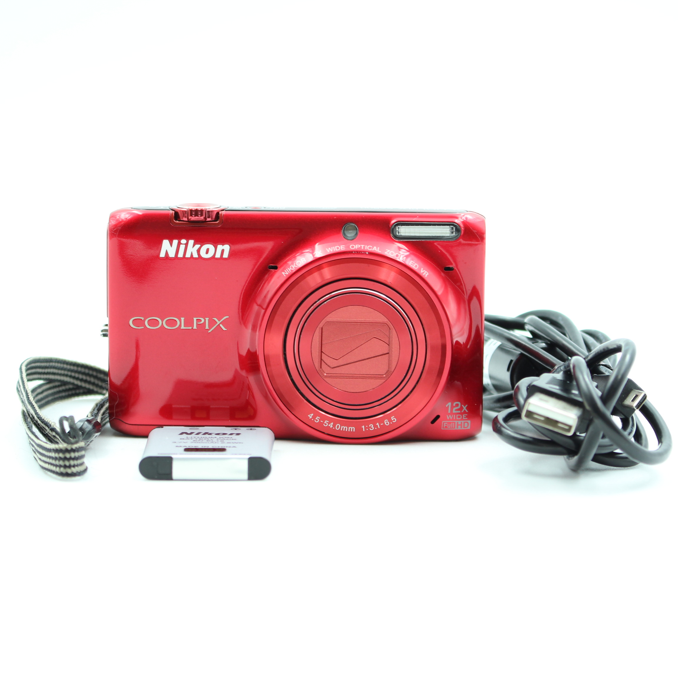 USED】Nikon ニコン COOLPIX S6500 コンパクトデジタルカメラ デジカメ