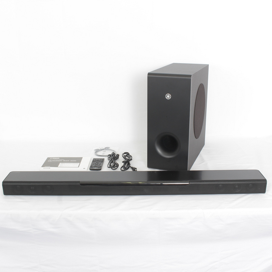 YAMAHA＋Amazon MusicCast BAR 400(YAS-408)＋Echo Dot フロント