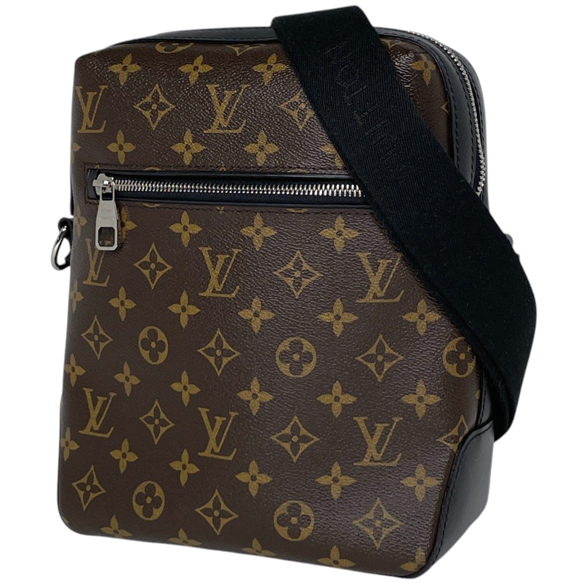 美品 ルイヴィトン モノグラム マカサー トーレスPM ショルダーバッグ 茶 黒 美品 ルイヴィトン LOUIS VUITTON モノグラム マカサー トーレスPM