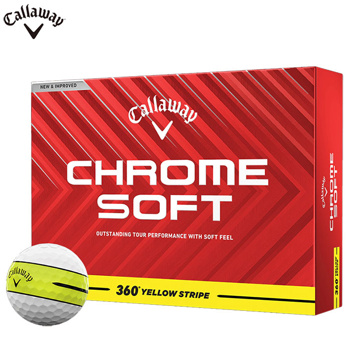 ○新品○2026モデル○キャロウェイ CHROME SOFT 360度イエロー