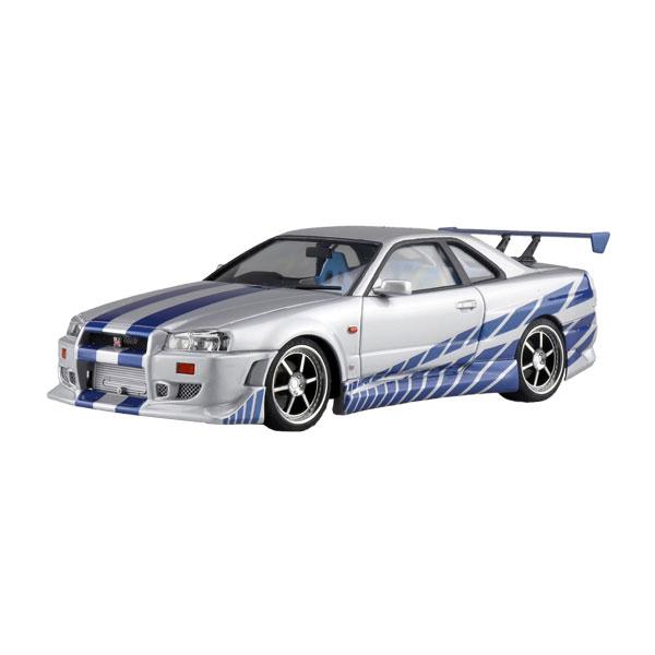アオシマ 1/24『R34スカイラインGT-R』『FD3S RX-7』ワイルドスピード