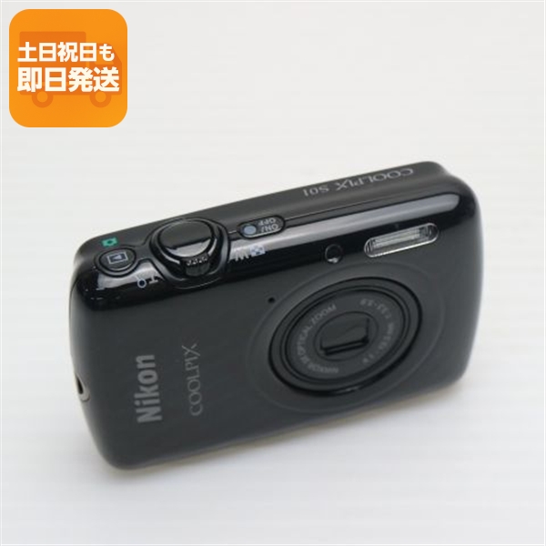 極美品】Nikon COOLPIX S01 ブラック 元箱・付属品完備 オールド