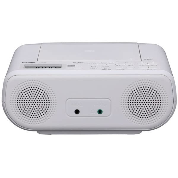 東芝(TOSHIBA)色 ホワイト取扱説明書 電源コード付CDラジオTY-C160 (W