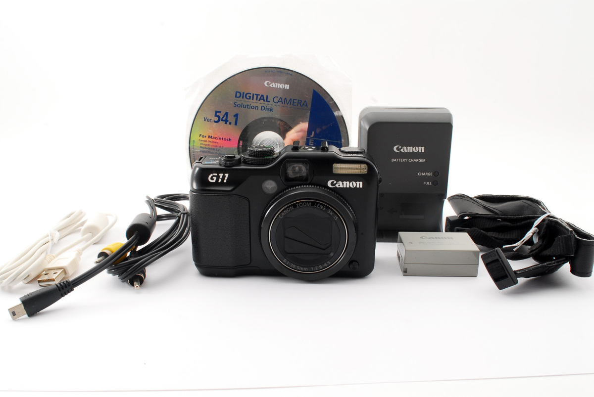 極美品】Canon PowerShot G11 純正革ソフトケース付き デジカメ