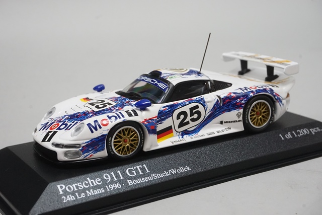 Yahoo!オークション - 1/43 ミニチャンプス ポルシェ 911 GT1 ＃25 MO